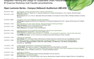 URBAN PERIPHERIES : Conférences Erasmus Workshop La Cambre Horta