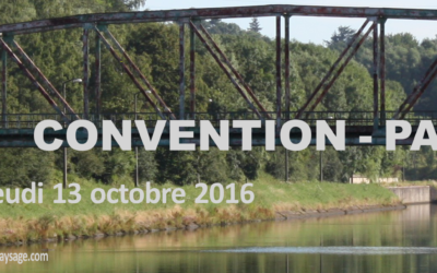 CONVENTION – PAYSAGE 13 octobre 2016 au Bois du Cazier (Marcinelle)